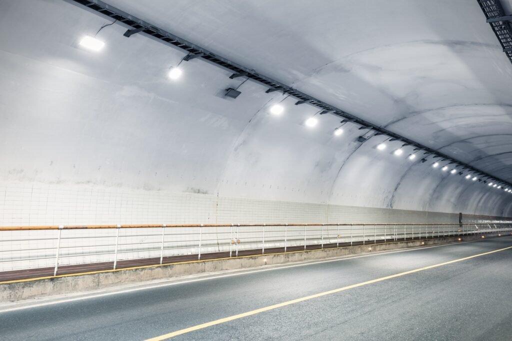 tunnel interior background